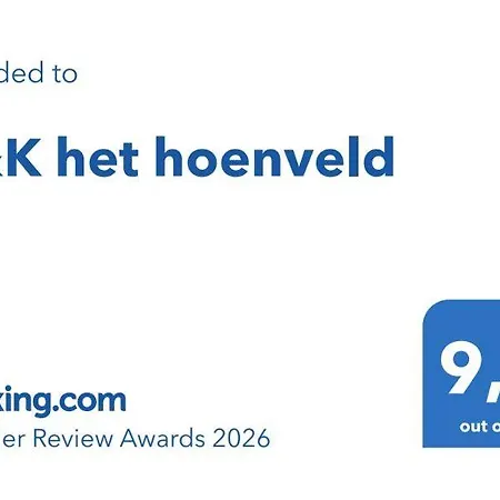 B&k Het Hoenveld Дом отдыха